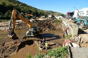 Restoration Of The Village Of Limony In Ardeche After The Natural Disaster