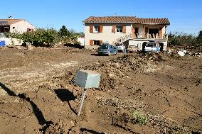 Restoration Of The Village Of Limony In Ardeche After The Natural Disaster