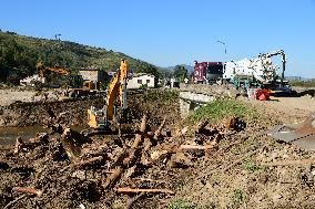 Restoration Of The Village Of Limony In Ardeche After The Natural Disaster