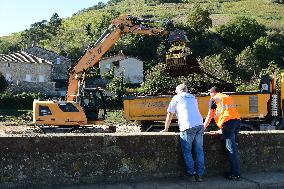 Restoration Of The Village Of Limony In Ardeche After The Natural Disaster