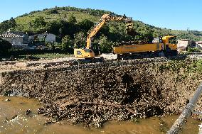 Restoration Of The Village Of Limony In Ardeche After The Natural Disaster