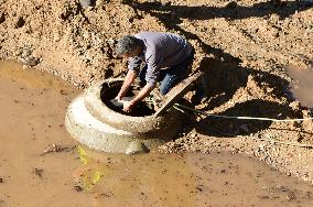 Restoration Of The Village Of Limony In Ardeche After The Natural Disaster