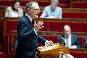 Debate on the orientation of public finances at the National Assembly - Paris