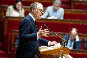 Debate on the orientation of public finances at the National Assembly - Paris