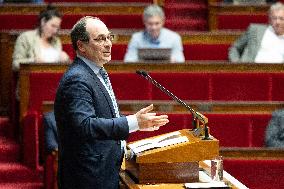 Debate on the orientation of public finances at the National Assembly - Paris