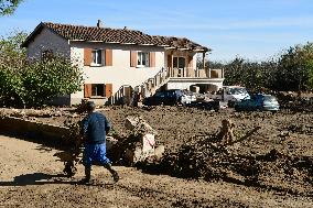 Restoration Of The Village Of Limony In Ardeche After The Natural Disaster