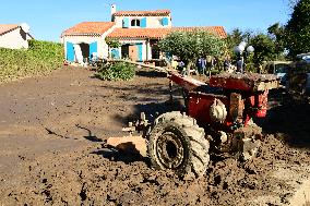 Restoration Of The Village Of Limony In Ardeche After The Natural Disaster