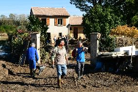 Restoration Of The Village Of Limony In Ardeche After The Natural Disaster