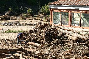 Restoration Of The Village Of Limony In Ardeche After The Natural Disaster