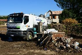 Restoration Of The Village Of Limony In Ardeche After The Natural Disaster