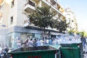 Displaced Civilians Clash with Lebanese Security Forces Amid Eviction in Beirut