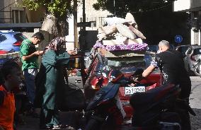 Displaced Civilians Clash with Lebanese Security Forces Amid Eviction in Beirut