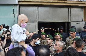 Displaced Civilians Clash with Lebanese Security Forces Amid Eviction in Beirut