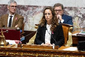 Debate on the orientation of public finances at the National Assembly - Paris