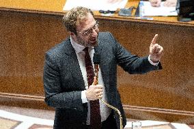 Debate on the orientation of public finances at the National Assembly - Paris