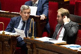 Debate on the orientation of public finances at the National Assembly - Paris