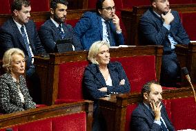 Debate on the orientation of public finances at the National Assembly - Paris