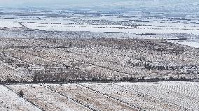 Heavy Snow Hit Tianshan Mountain in Hami