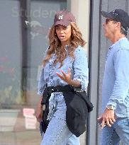 Tyra Banks Out - NYC