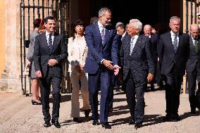 King Felipe Receives The Honour Distintion Of The Latinamerican Awards - Seville