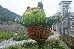 Giant Yoga Panda in Hangzhou