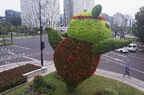 Giant Yoga Panda in Hangzhou