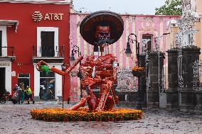 Atlixco Monumental Catrinas Exhibition