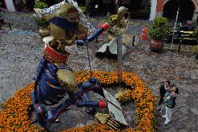 Atlixco Monumental Catrinas Exhibition