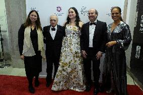 DC: Actor Grann, Filmmaker Scorsese and Actress Gladstone hold a Record of Achivement Award honor ceremony