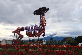 Atlixco Monumental Catrinas Exhibition