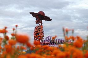 Atlixco Monumental Catrinas Exhibition