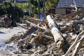 Aftermath of torrential rain on Noto Peninsula