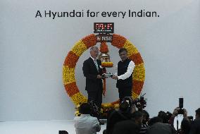 Hyundai Motors India Listing Ceremony In Mumbai