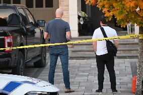 Investigators From Peel Regional Police At Scene Of A Home Invasion