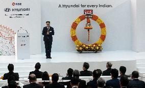 Hyundai Motors India Listing Ceremony In Mumbai