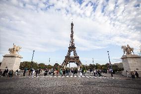 The Iena Bridge In Paris Becomes Pedestrianised