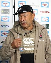 Japan rugby head coach Jones