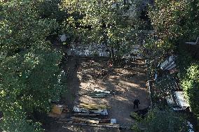 Historic Montmartre Petanque Club Turns Into Luxury Parisian Hotel Garden - Paris