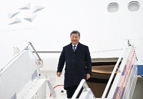 Xi Jinping arrives In Kazan