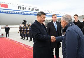 Xi Jinping arrives In Kazan