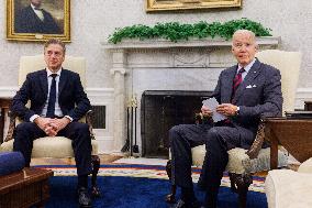 President Biden meets with Slovenian Prime Minister Robert Golob in Oval Office