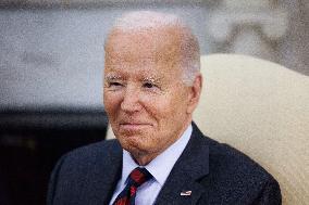 President Biden meets with Slovenian Prime Minister Robert Golob in Oval Office