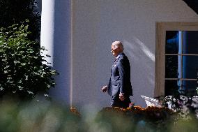 President Biden Departs White House for New Hampshire