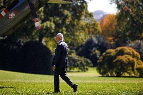 President Biden Departs White House for New Hampshire