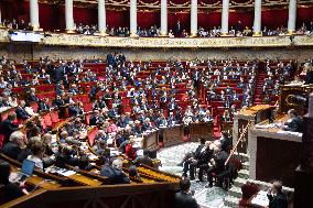 Questions to the government at the National Assembly - Paris