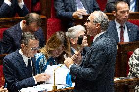 Questions to the government at the National Assembly - Paris