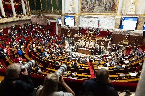 Questions to the government at the National Assembly - Paris