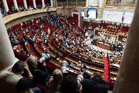 Questions to the government at the National Assembly - Paris