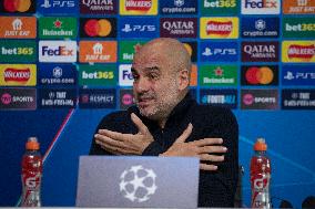 Manchester City Training Session And Press Conference - UEFA Champions League 2024/25 League Phase MD3