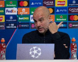 Manchester City Training Session And Press Conference - UEFA Champions League 2024/25 League Phase MD3